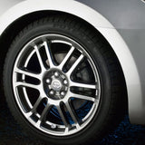 Ventilkappe Sparco 5 stk Aluminium Sort