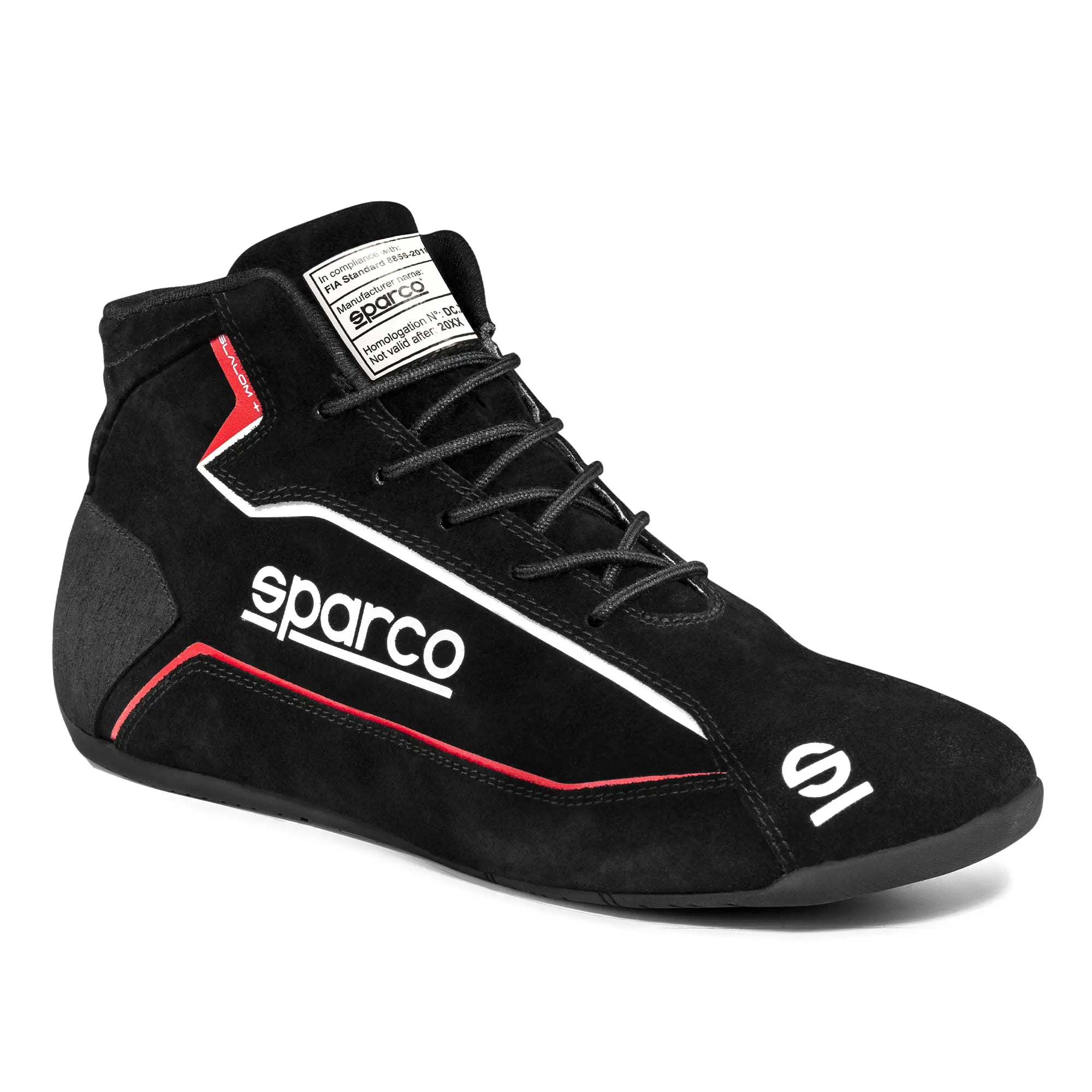 Sko Sparco Slalom + Ruskind Sort