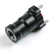 Fornav (25mm) 95mm sort aluminium