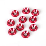 Forsænket Aluminium skive 6x18mm 10-pak