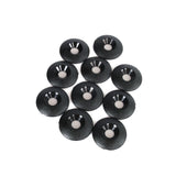 Forsænket nylonbakke 8x30mm sort 10-pak