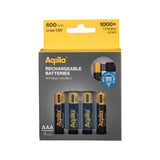 Aqiila Genopladeligt USB-C Lithium-batteri AAA 1,5V 4-pak
