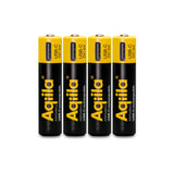 Aqiila Genopladeligt USB-C Lithium-batteri AAA 1,5V 4-pak