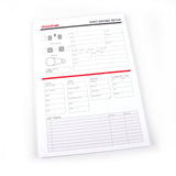 Notesblok Karting indstillinger