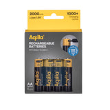 Aqiila Genopladeligt USB-C Lithium-batteri AA 1,5V 4-pak