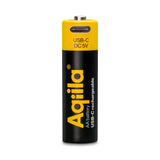 Aqiila Genopladeligt USB-C Lithium-batteri AA 1,5V 4-pak