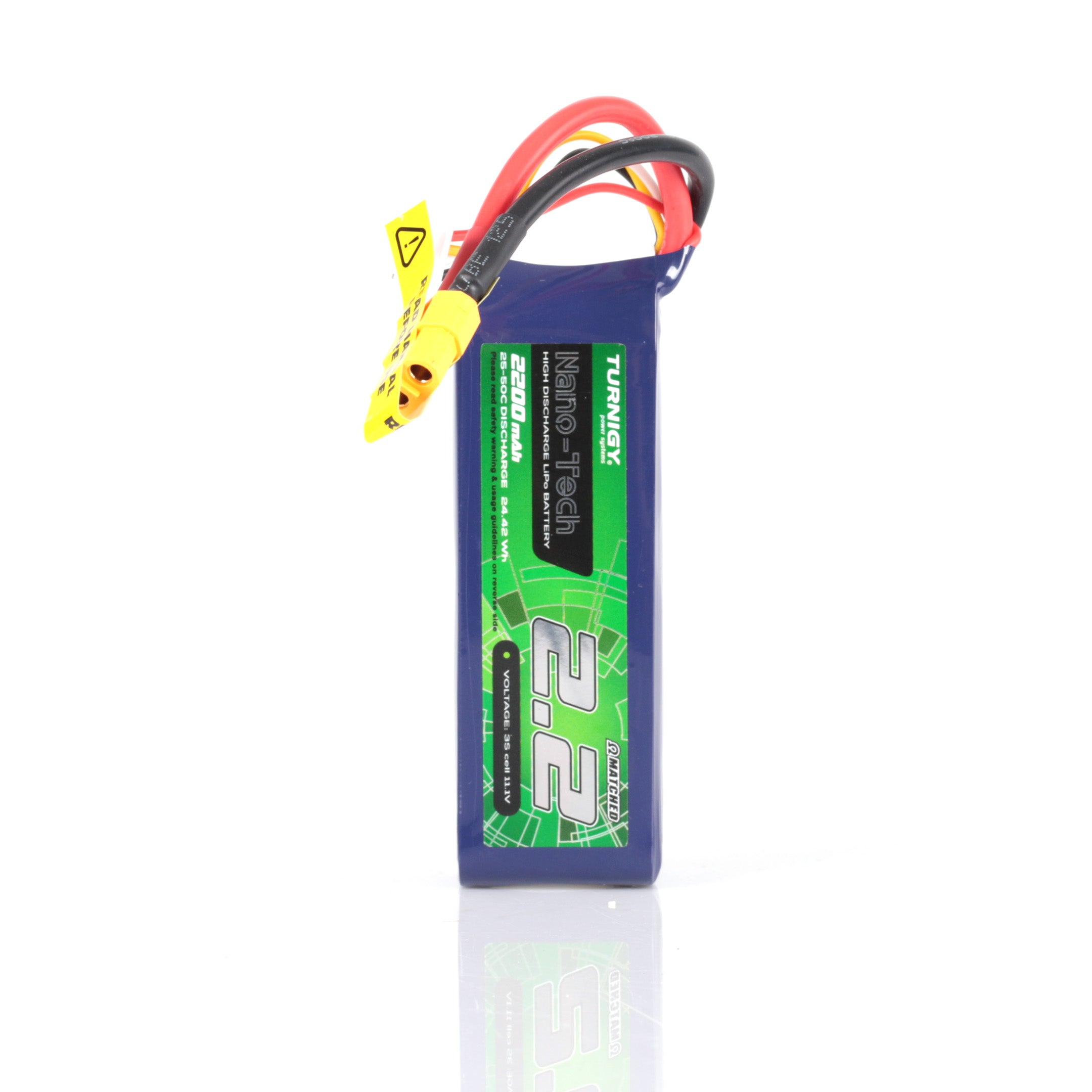 Batteri, LiPo, 11,1V 2200 mAh - Passer til Unigo