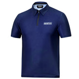 Polo Zip Sparco Blå