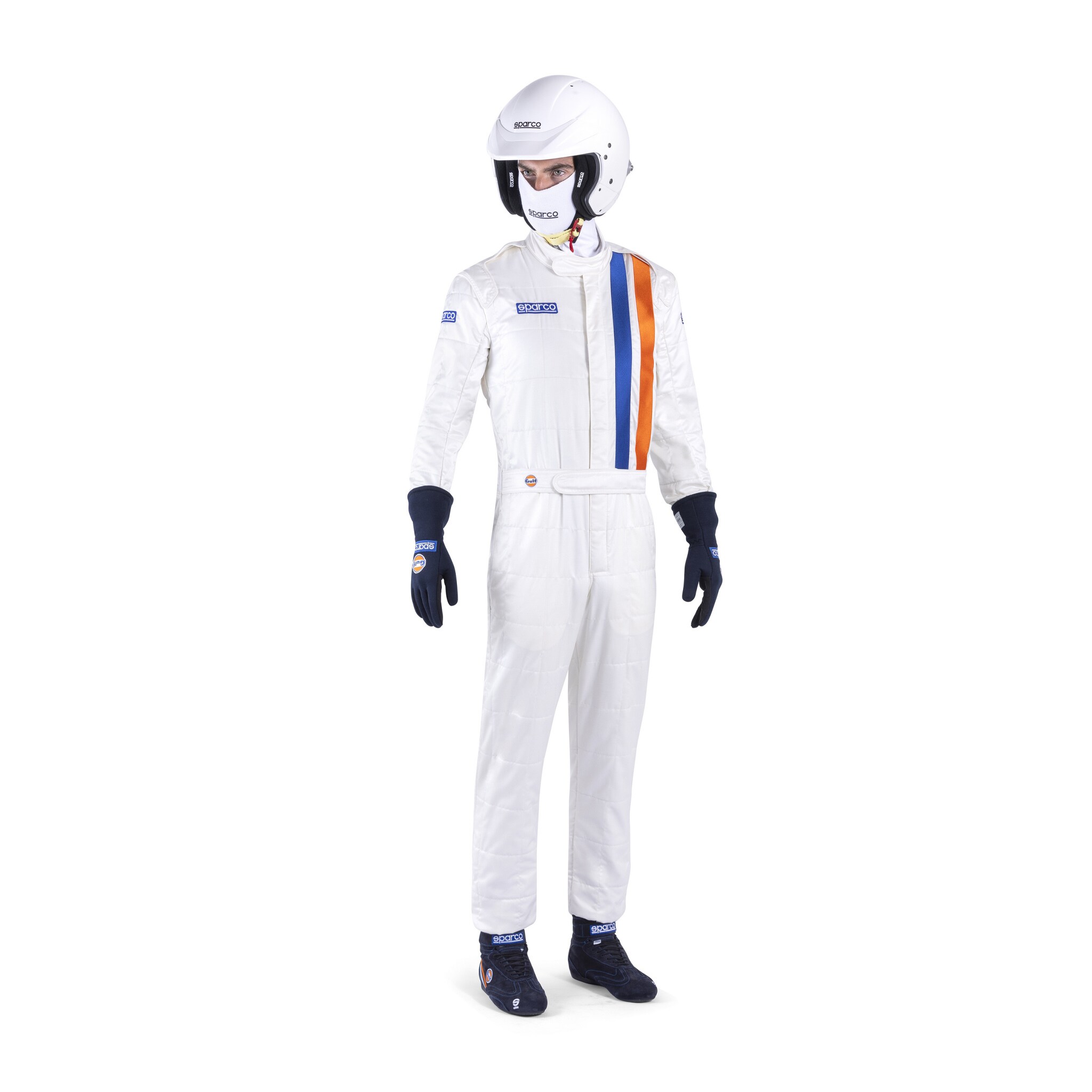 Køredragt Sparco Gulf Replica Hvid