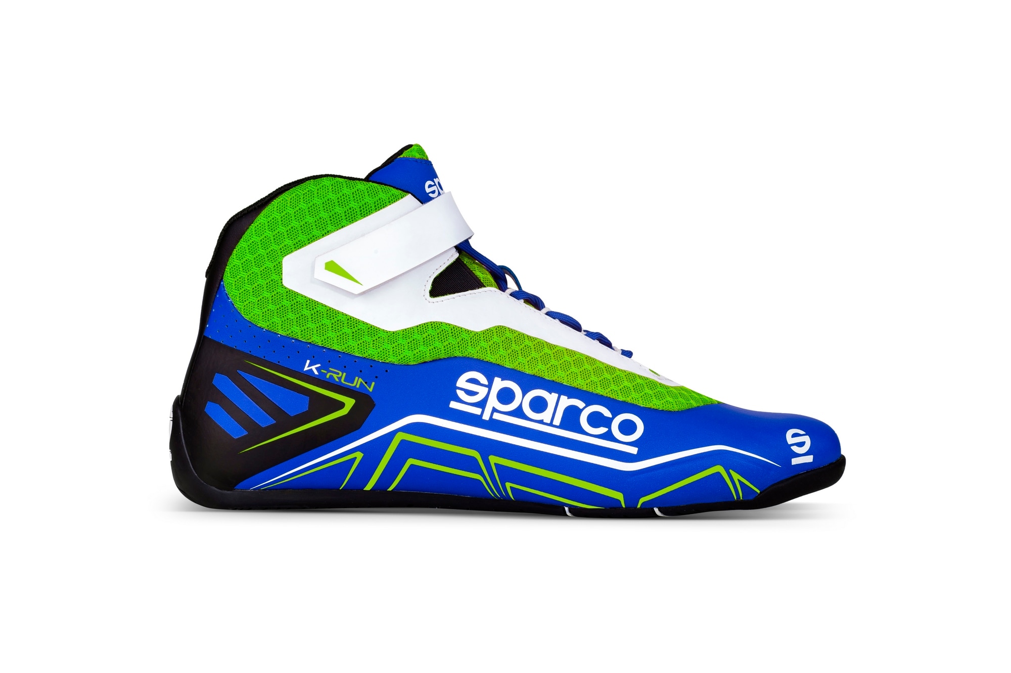 Sko Sparco K-Run grøn/blå