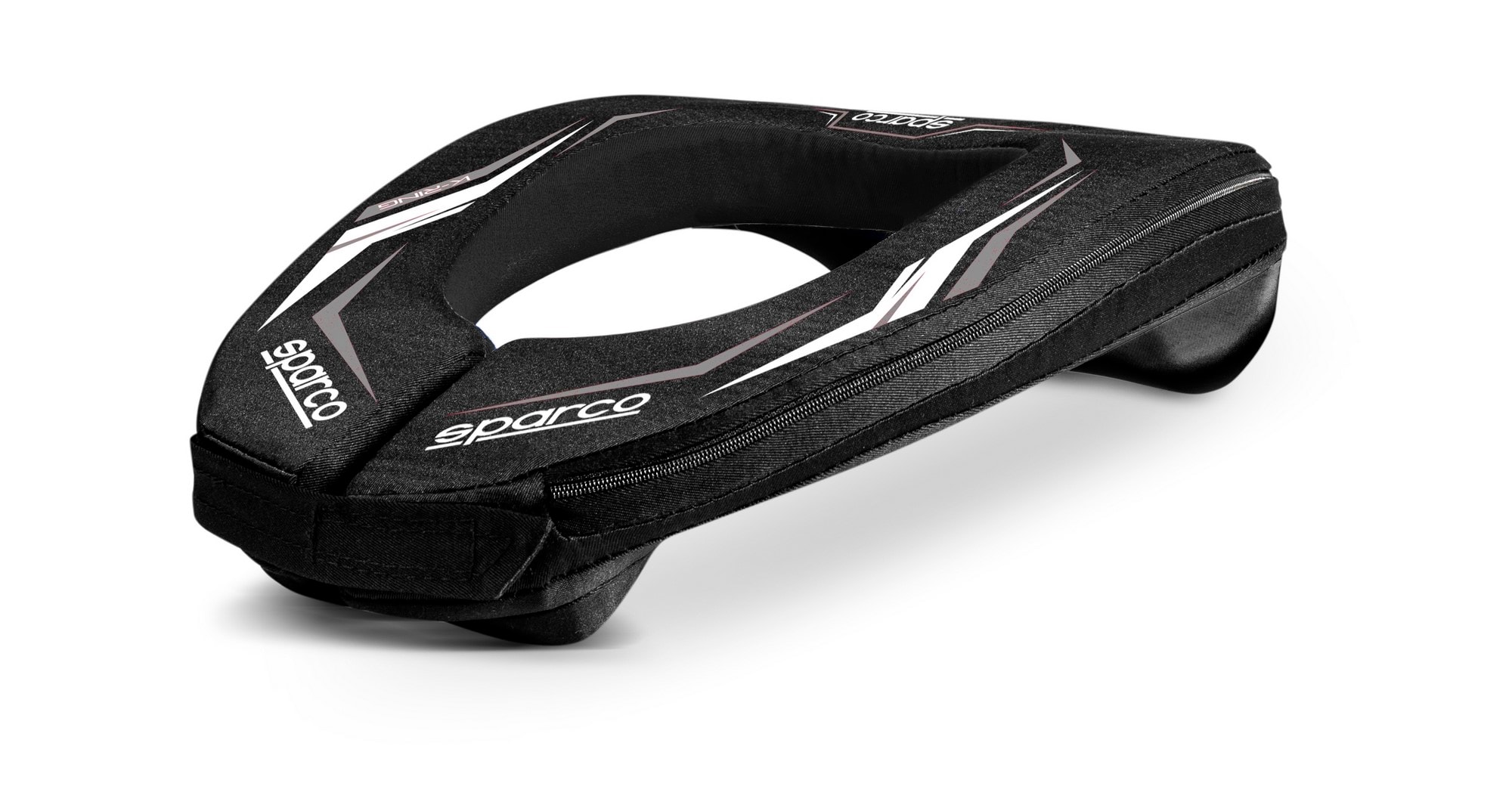 Nakkekrave Sparco K-Ring Sort/Hvid