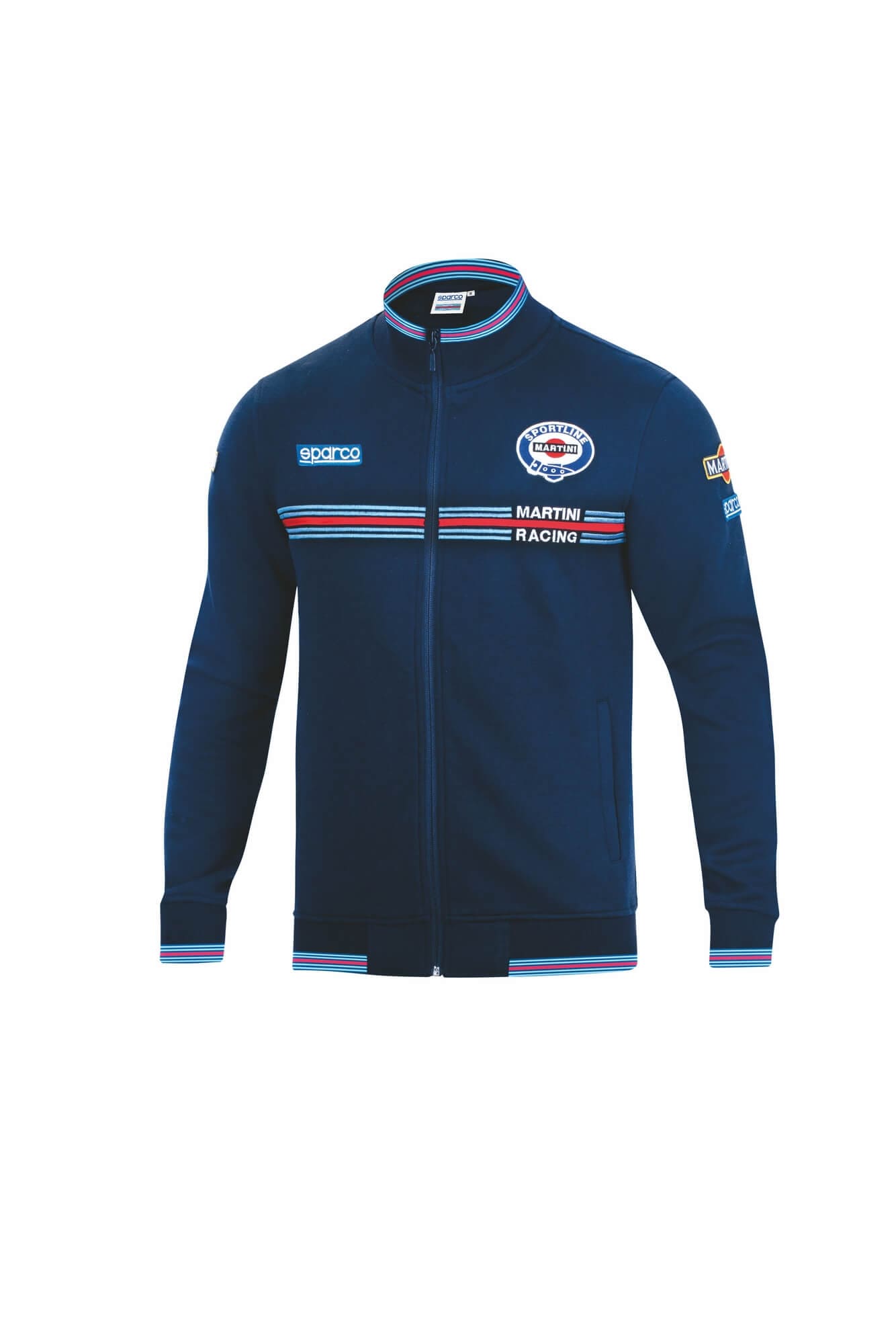 Sweatshirt med lynlås - Martini Racing