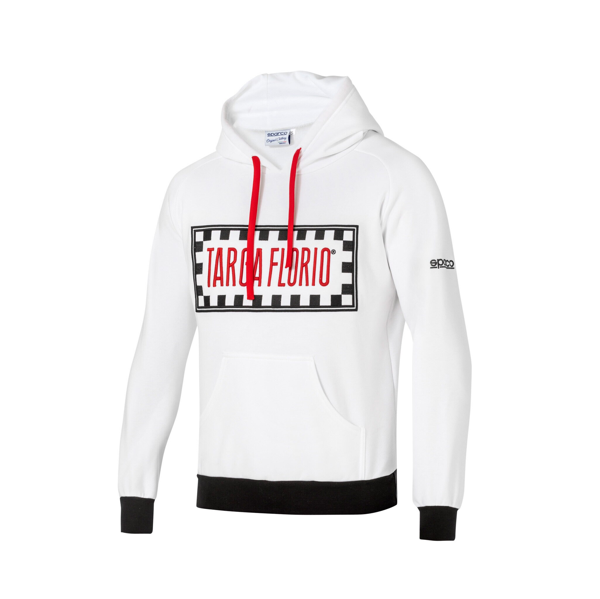 Hoodie Sparco Targa Florio Hvid