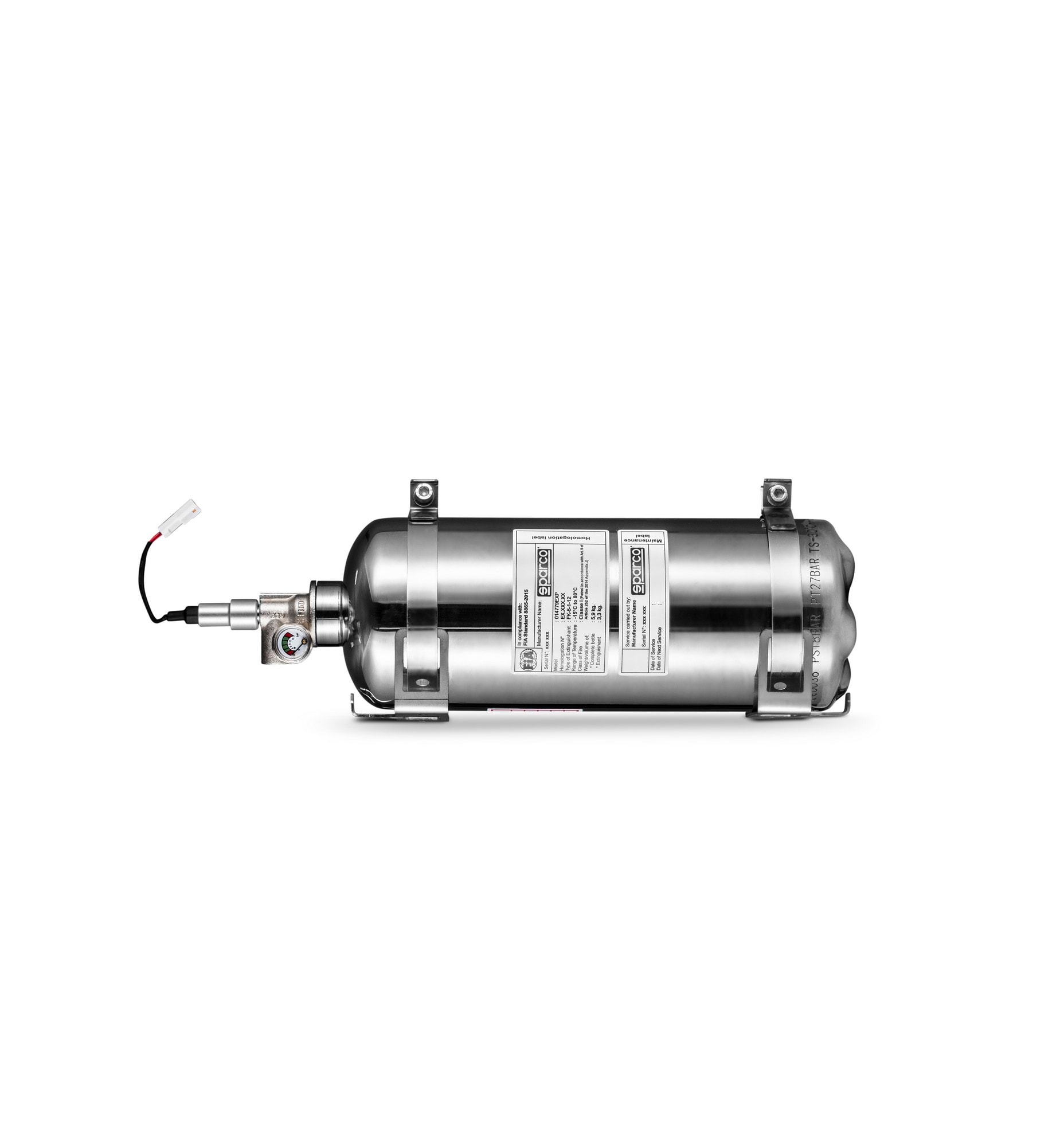 Brandslukningssystem Elektriskt 014779EXP FIA 8865 2,5 l