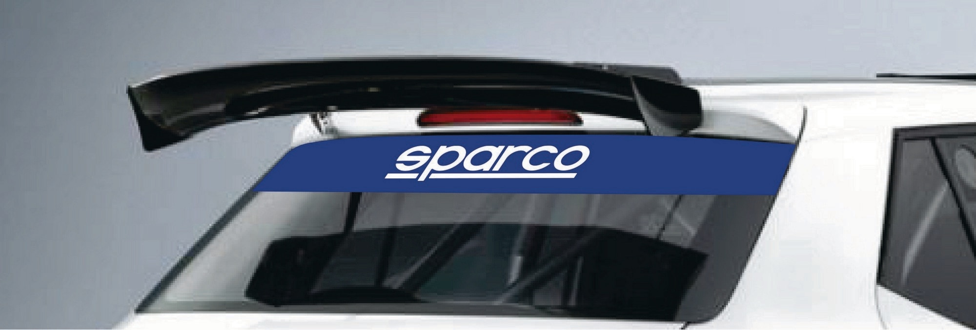 Decal til bakre bilrude Sparco