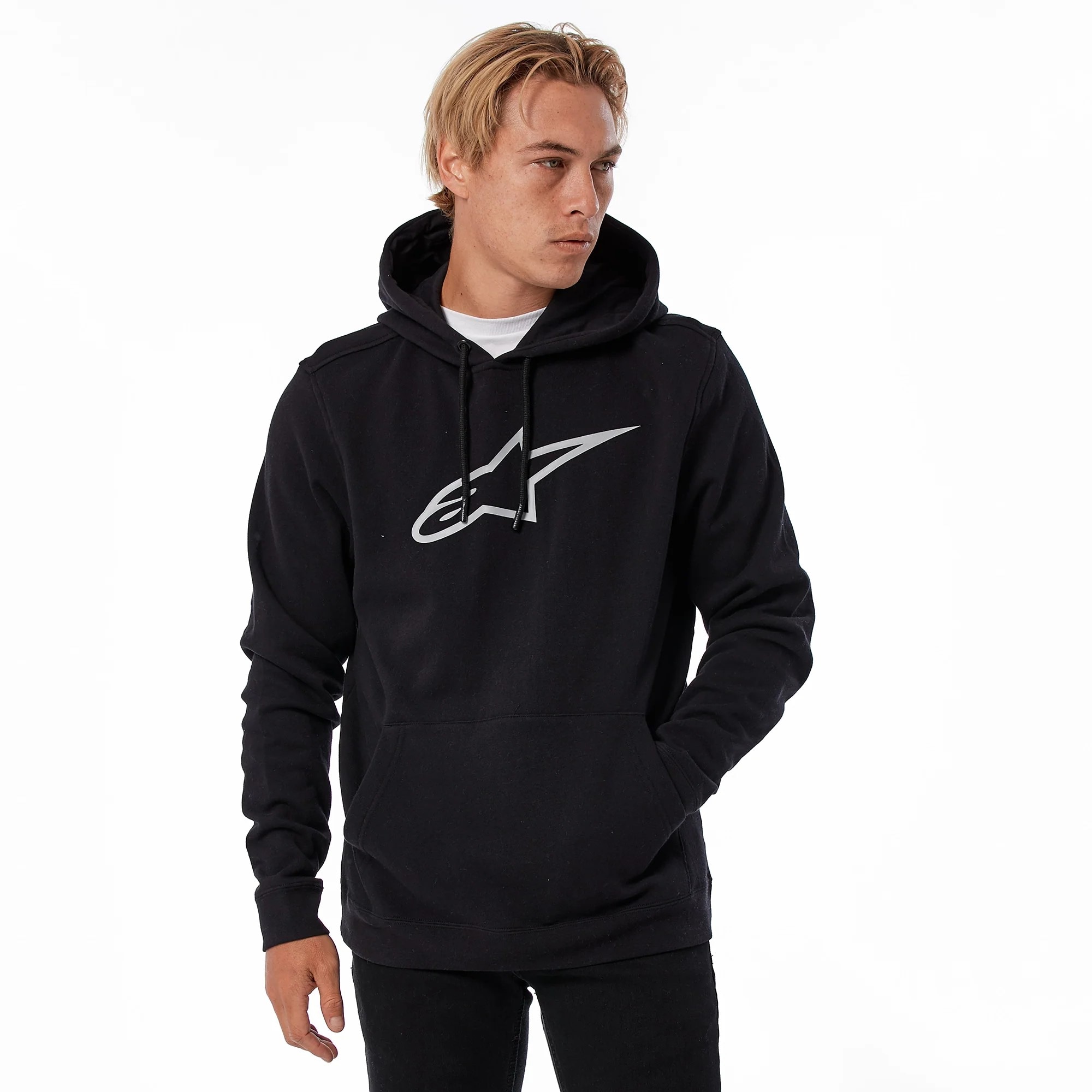 Hoodie Alpinestars Ageless V2 Sort/grå