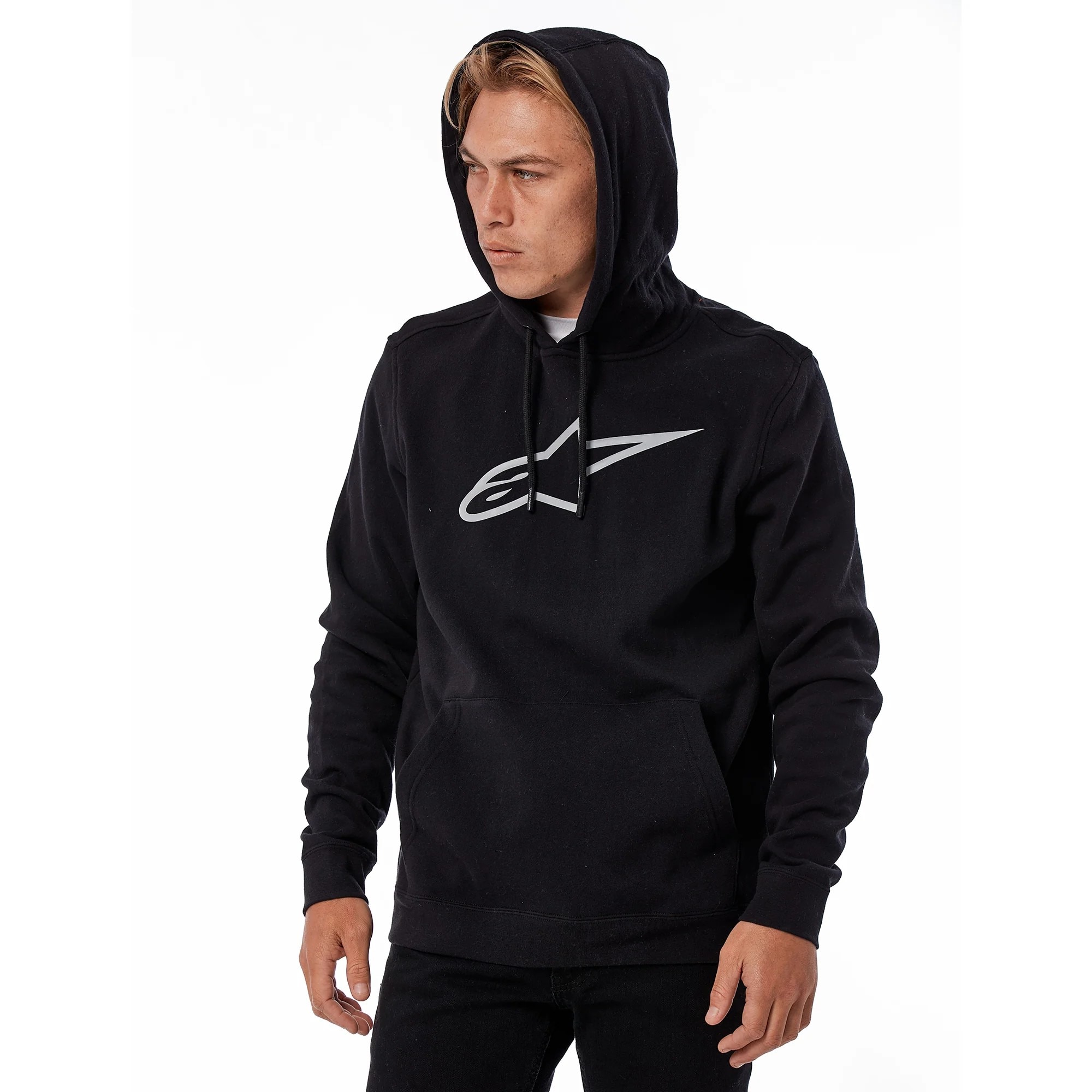 Hoodie Alpinestars Ageless V2 Sort/grå