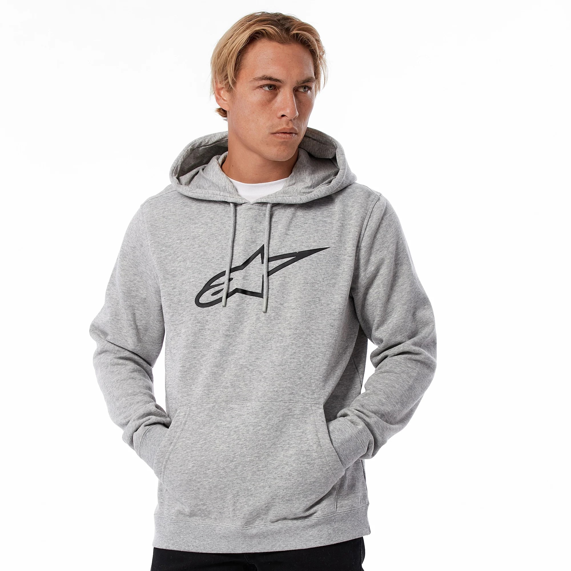 Hoodie Alpinestars Ageless V2 Gråmeleret