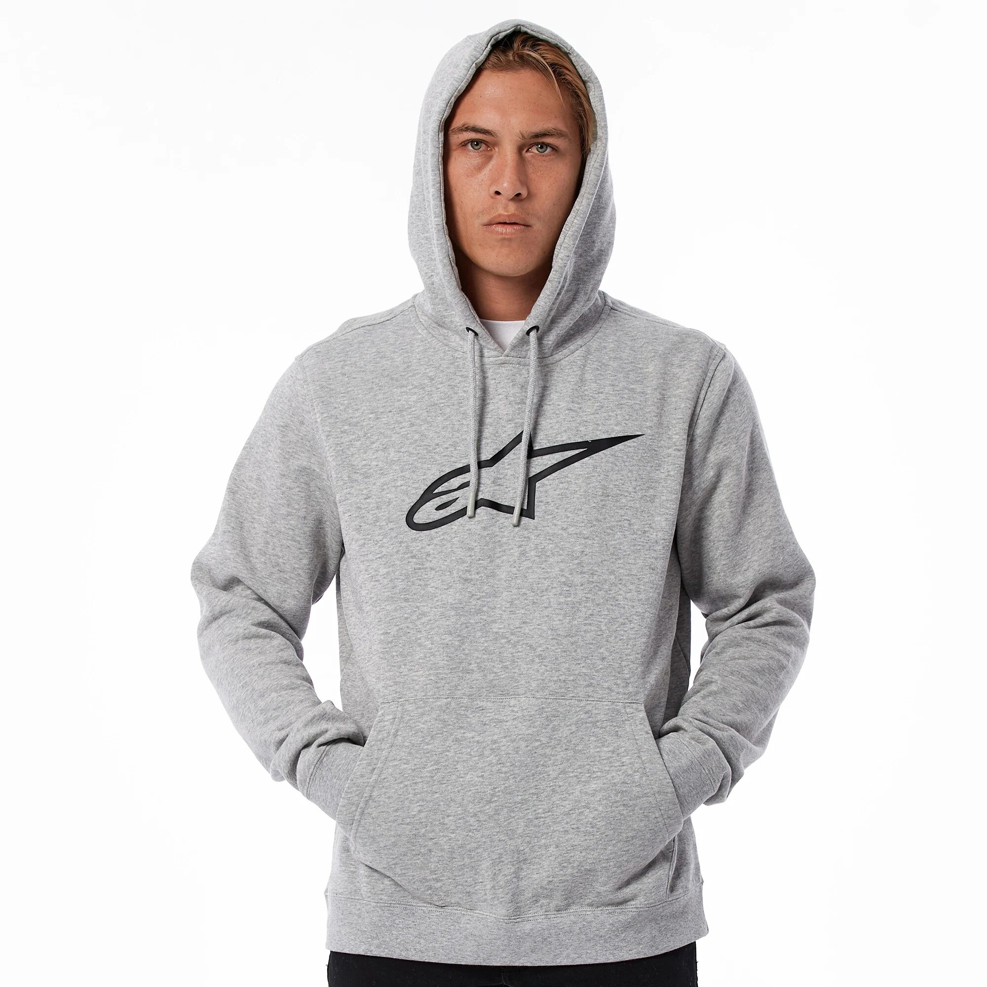 Hoodie Alpinestars Ageless V2 Gråmeleret