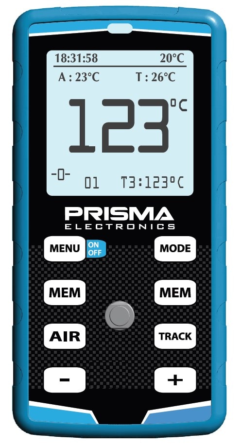 Dæktryksmåler + Dual Pyrometer HIPREMA 4 IR+Probe