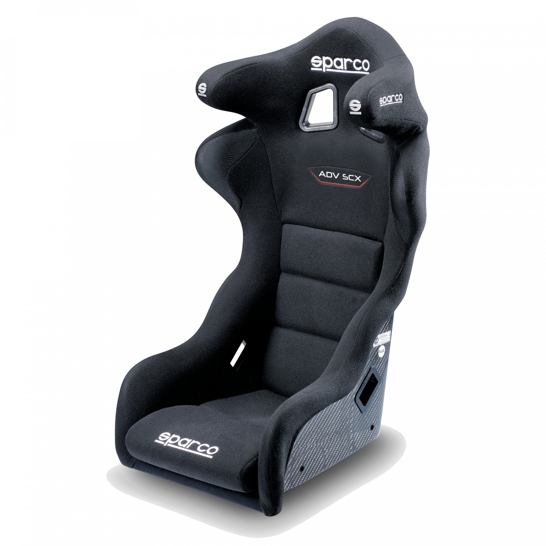 Sæde Sparco ADV SCX Carbon Sort