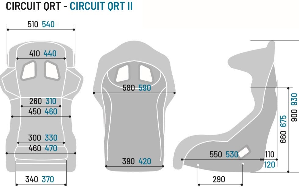 Sæde Sparco CIRCUIT QRT