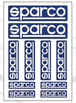 Klistermærker Sparco