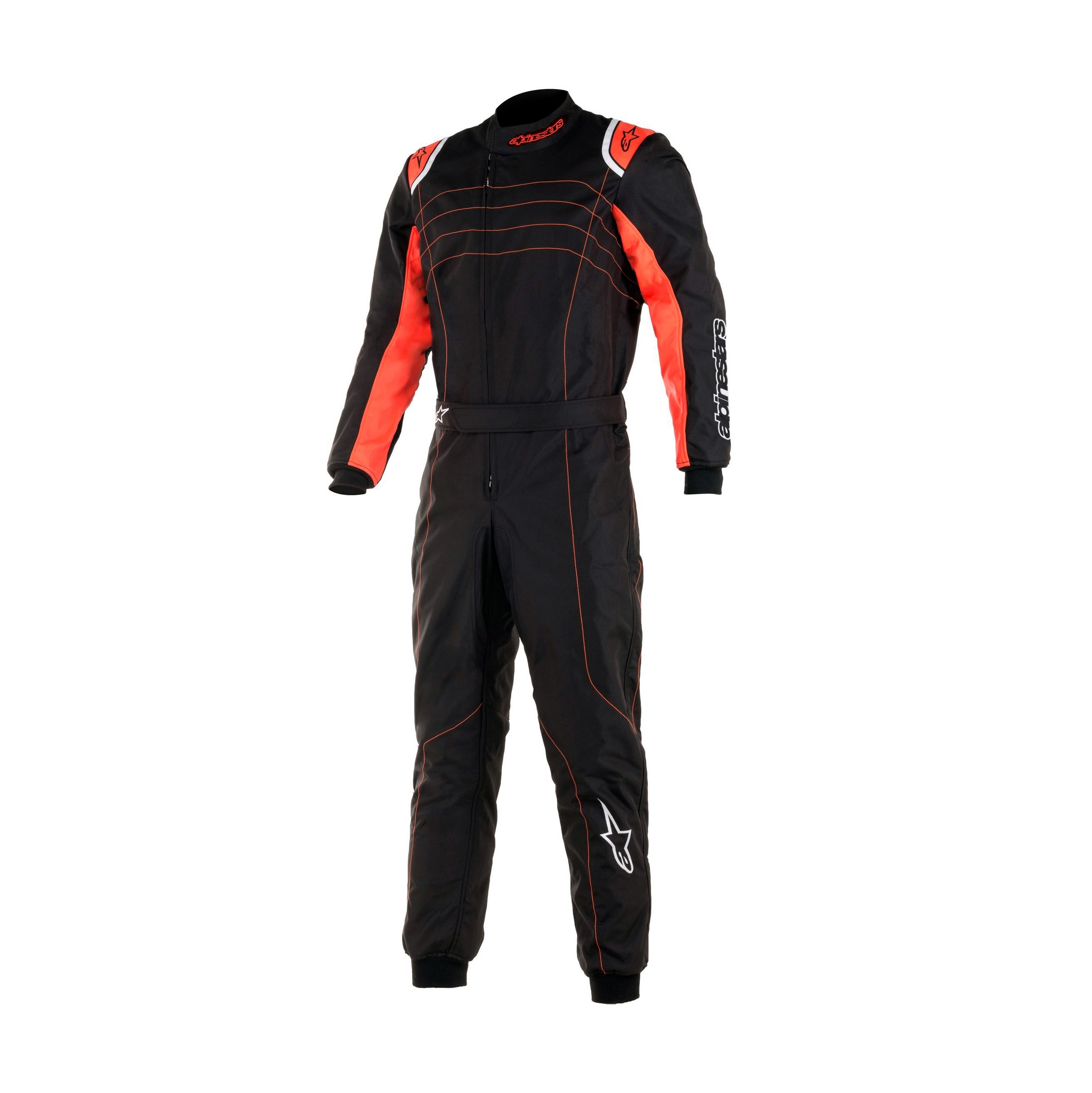 Køredragt Alpinestars KMX-9 V3 Sort/Rød Fluo