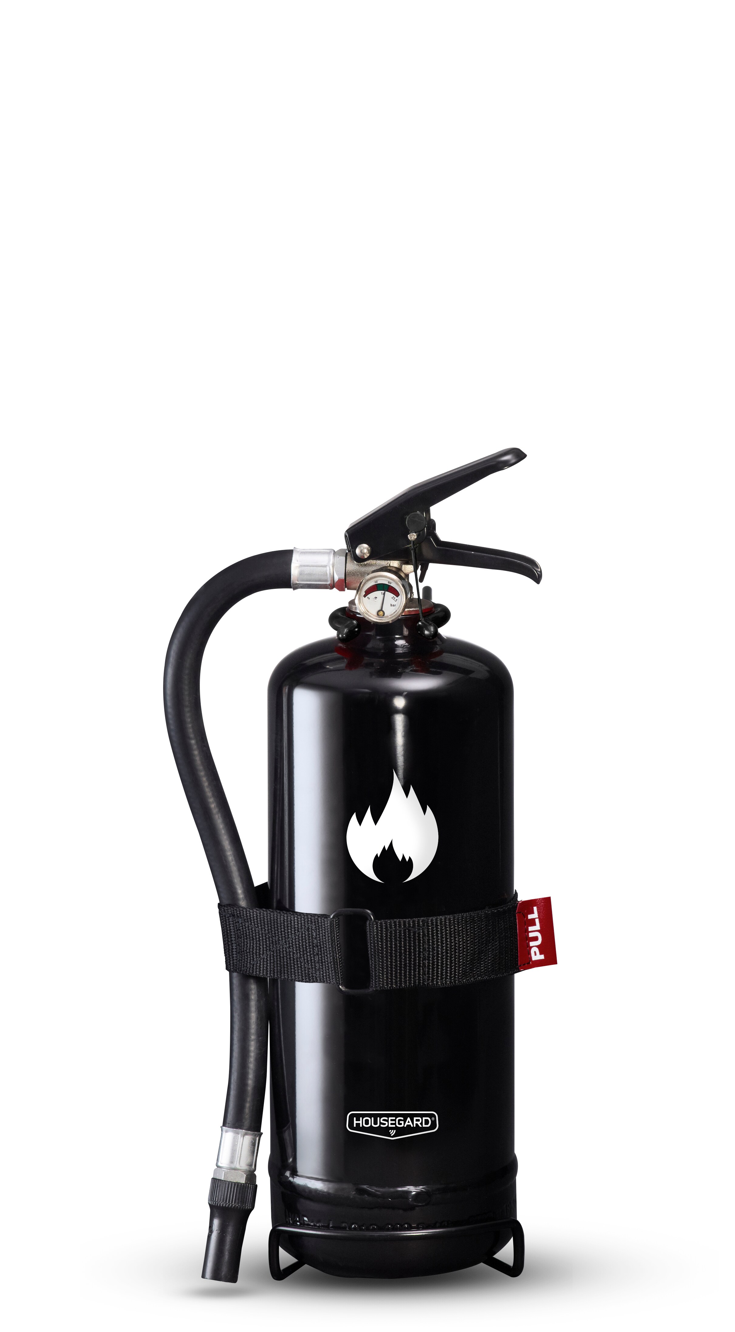 Brandslukker, Design af Housegard, 2 kg pulver, sort, PE2TGH