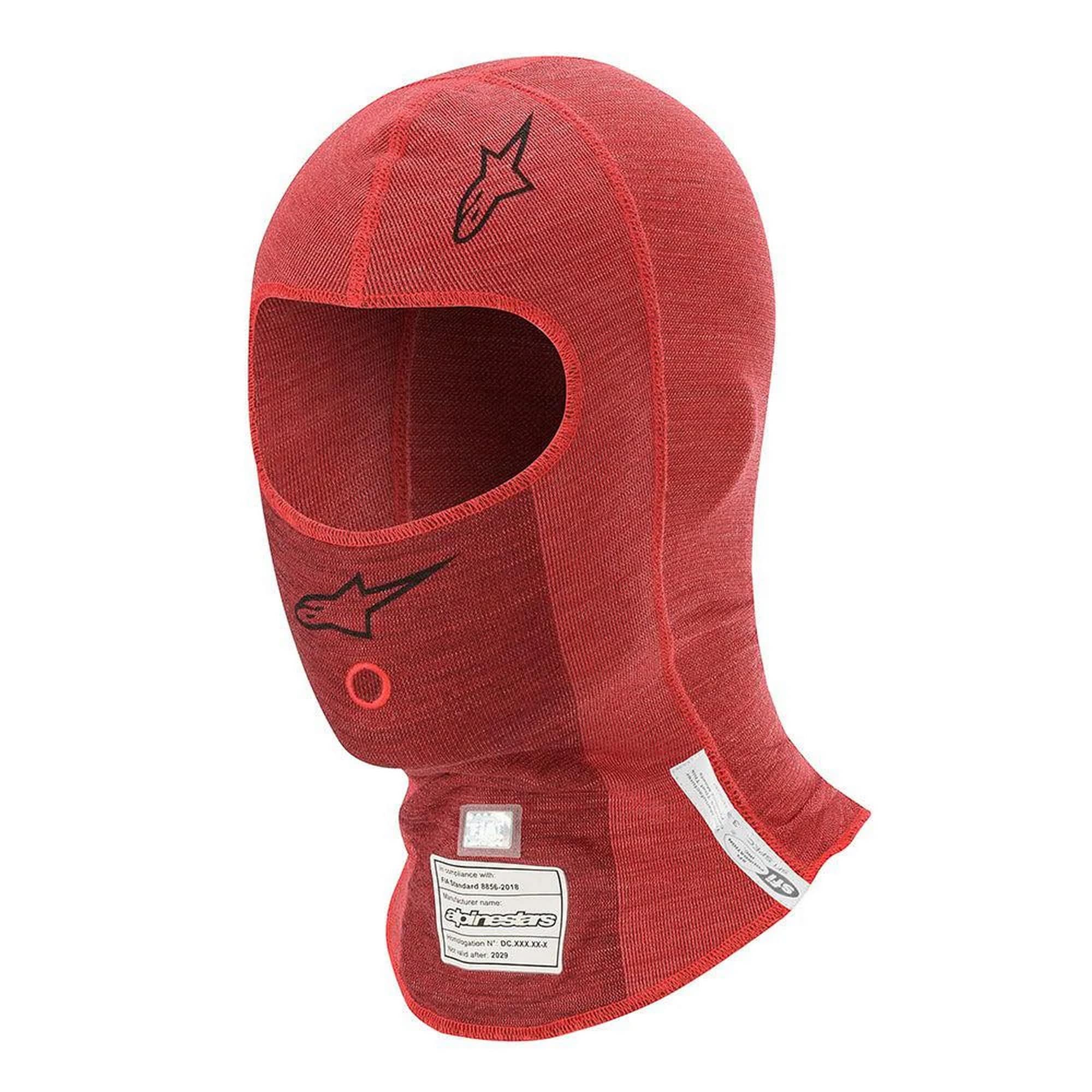 Balaclava Alpinestars ZX Evo Rød