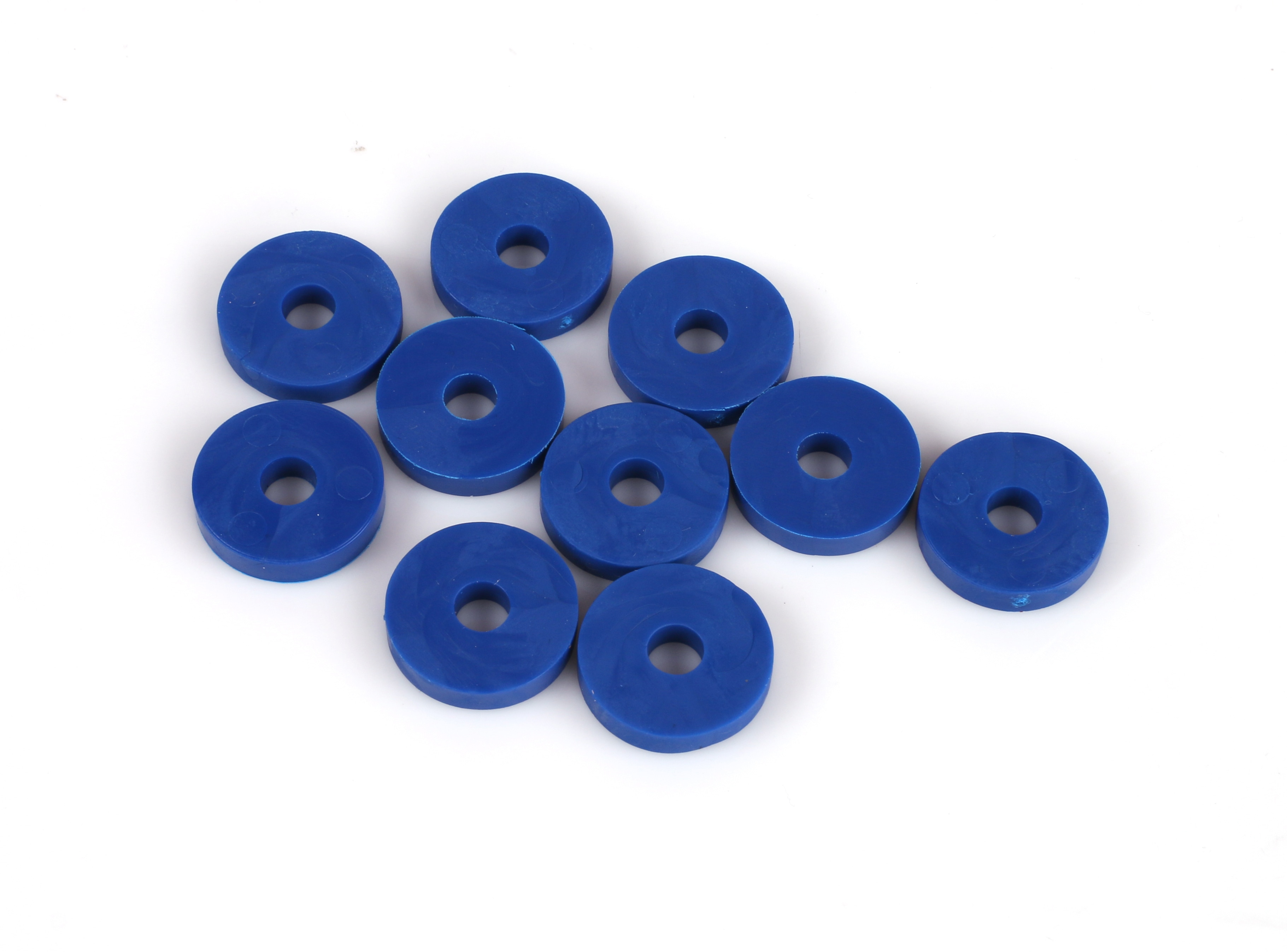 Gummiskive 6x20mm Blå 10-Pak