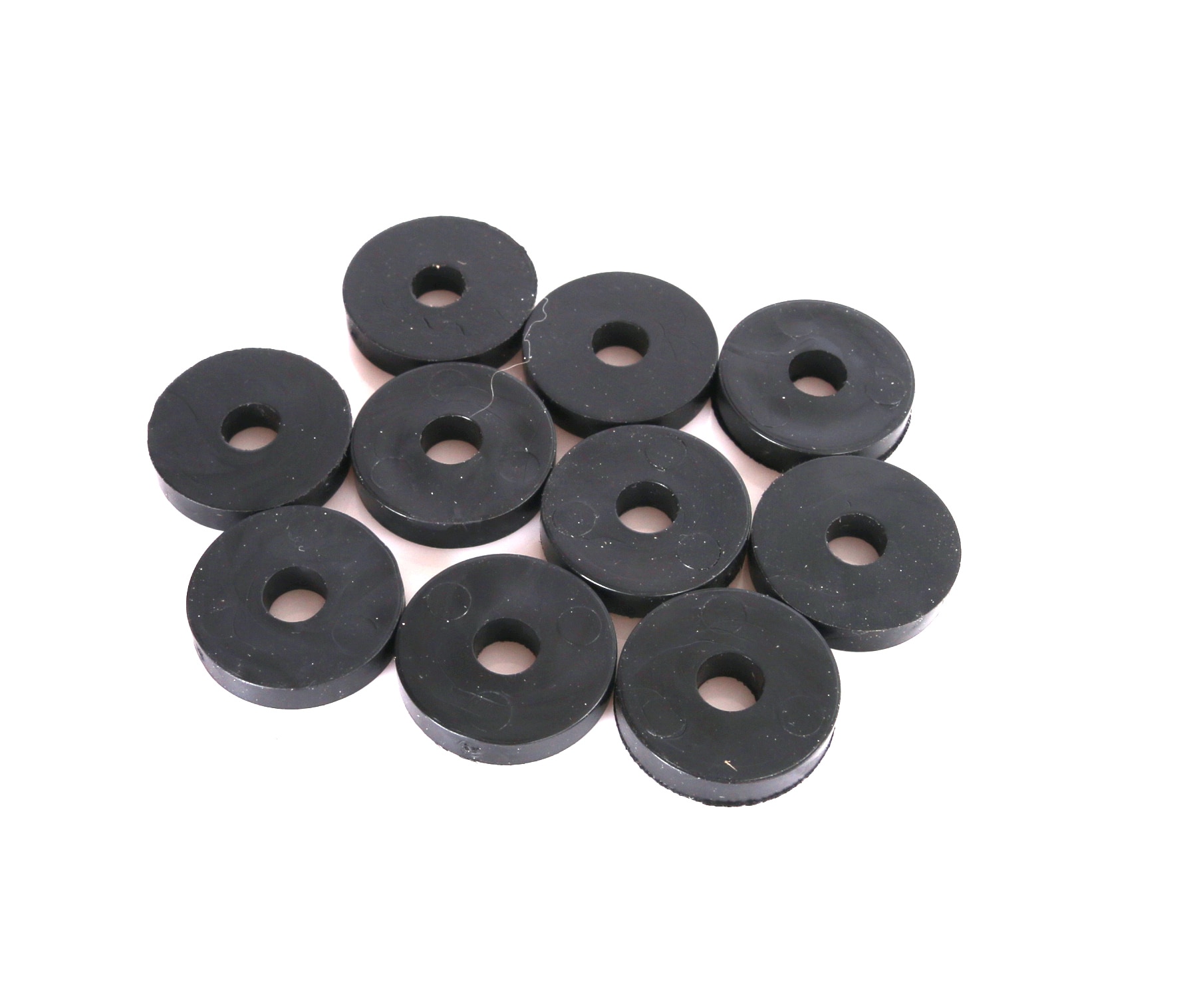 Gummiskive 6x20mm Sort 10-Pak