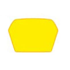 Nummerplade selvklæbende gul til KG 507