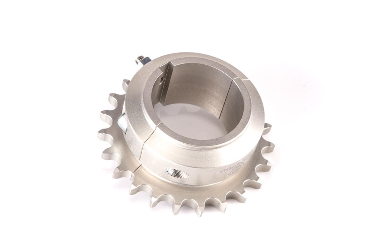 Bagtandhjul KZ aluminium 50mm 24t