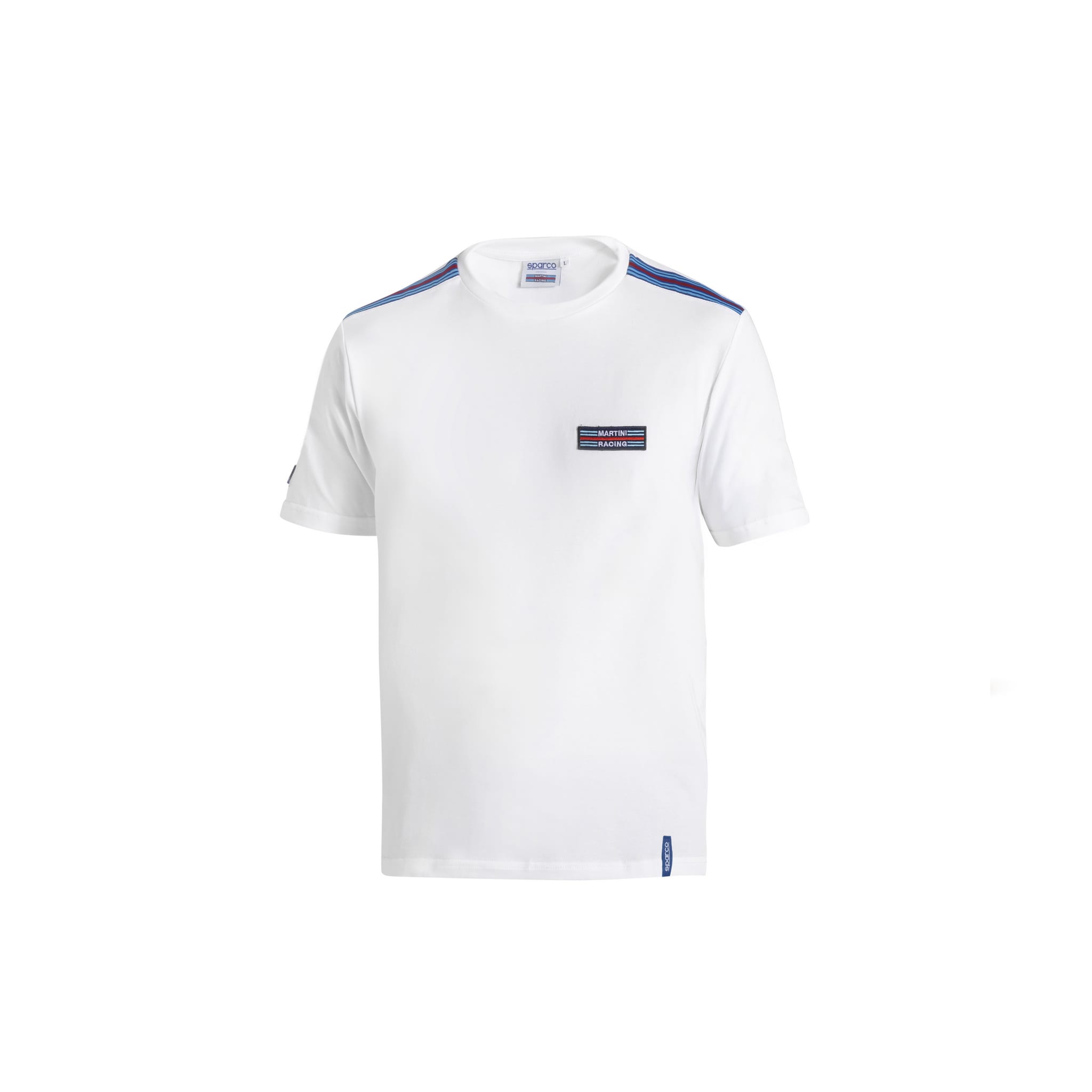 T-shirt Sparco Martini Racing Top Stripes Hvid