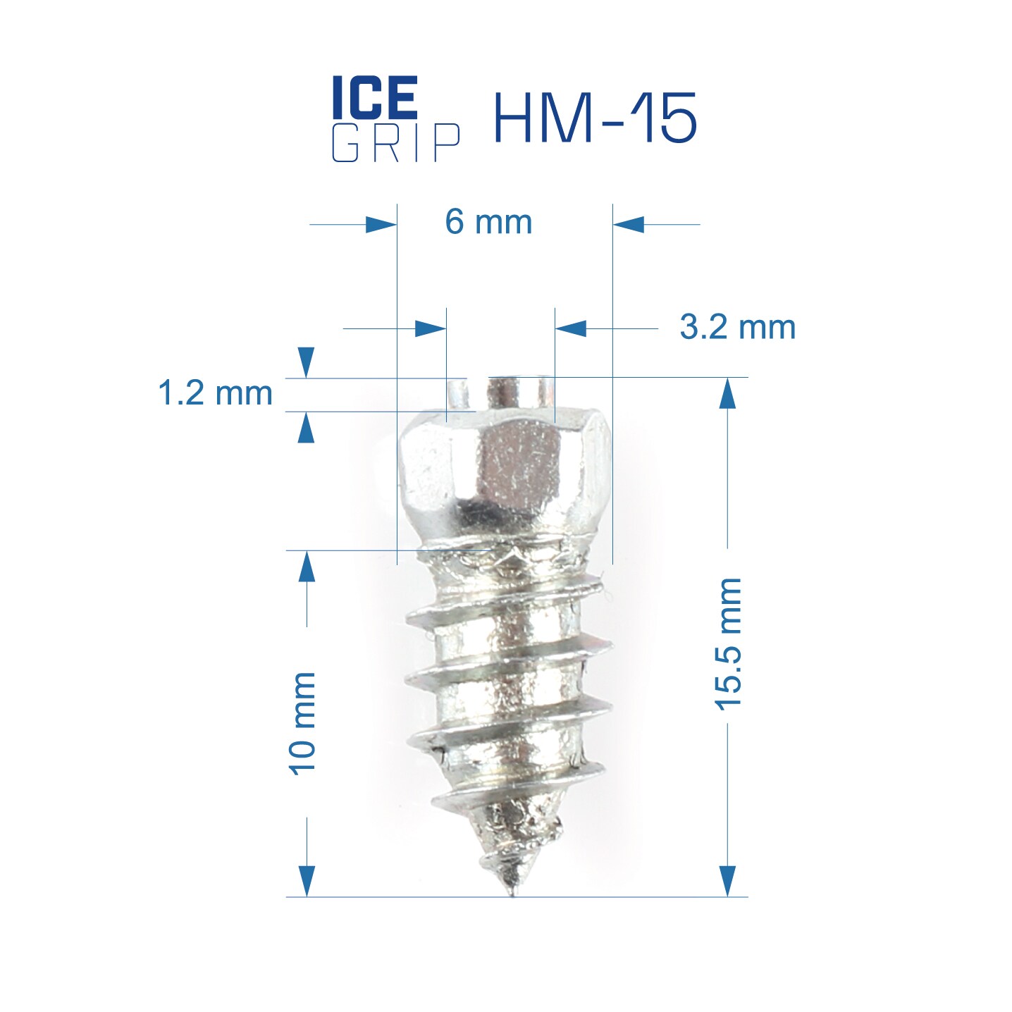 IceGrip Pigge HM-15 1000stk