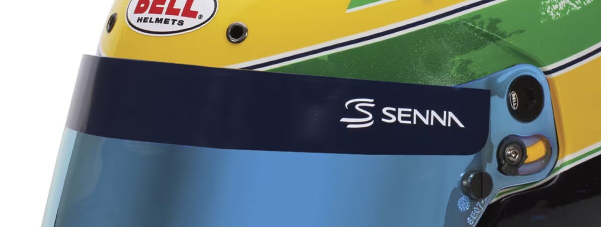 Visir-dekal Bell - Ayrton Senna