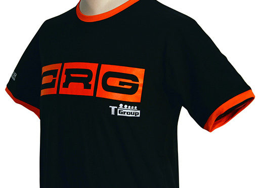T-shirt CRG sort/orange