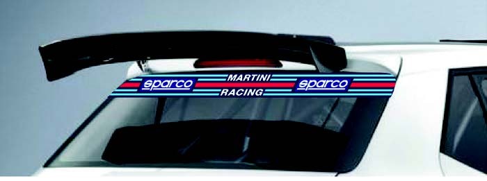 Bakrudedekal Sparco Martini Racing