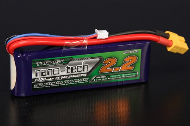 Batteri, LiPo, 11,1V 2200 mAh - Passer til Unigo