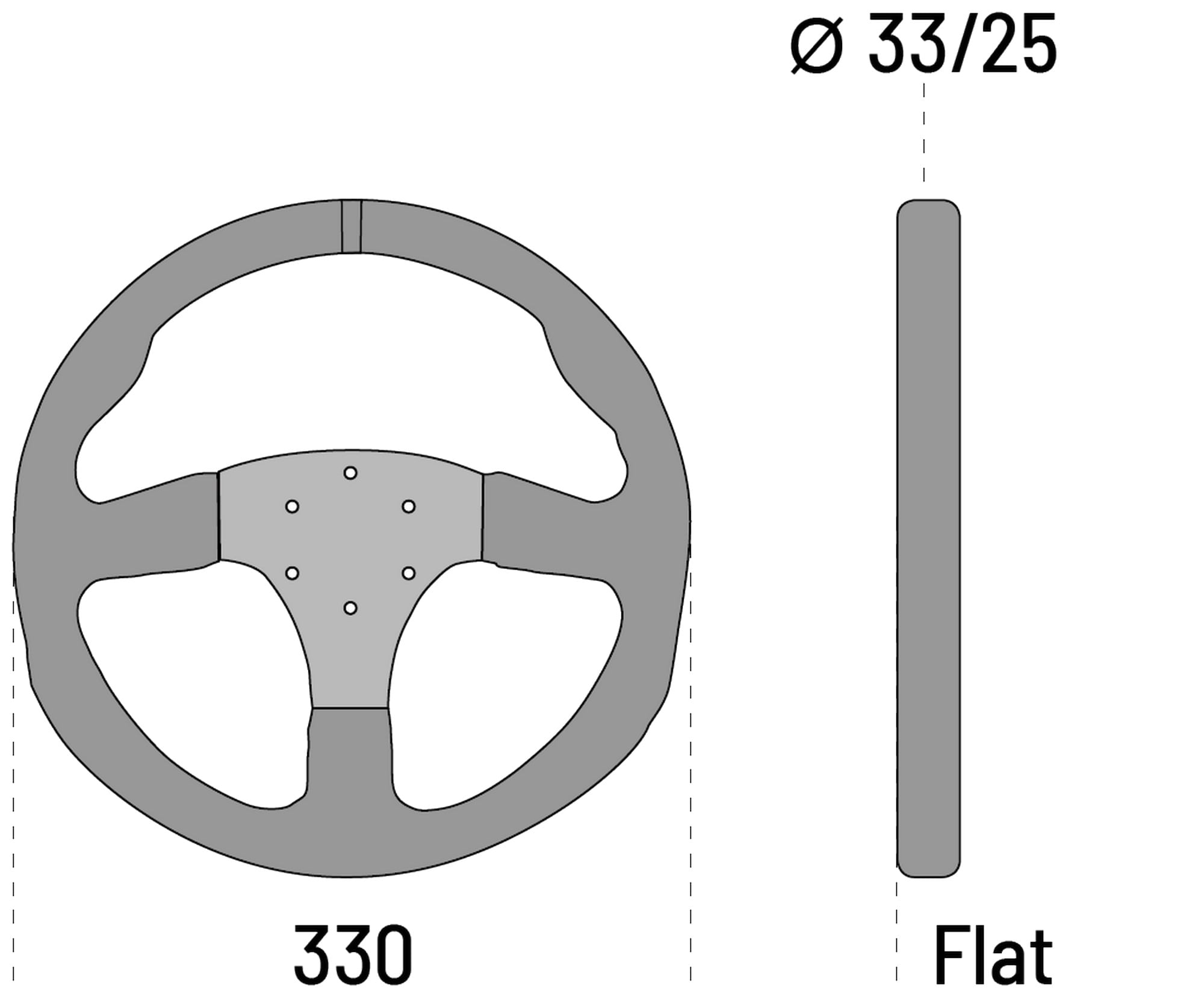 Rat Sparco Mod. R330 Læder