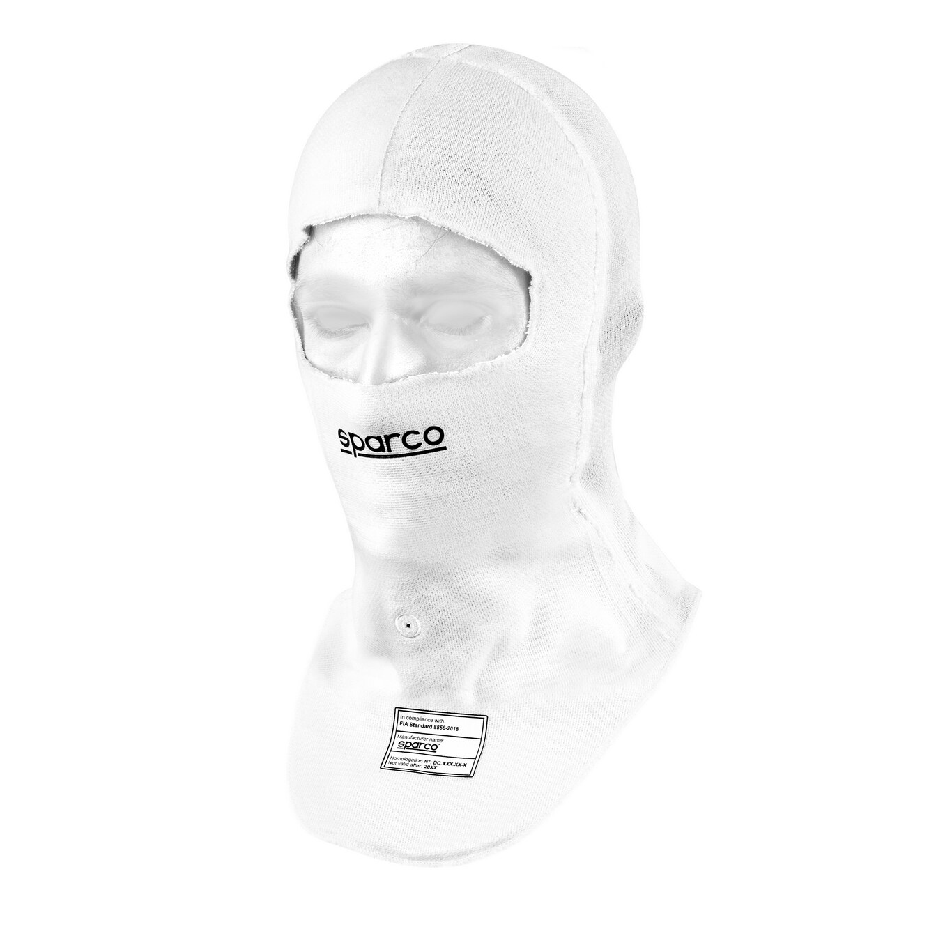 Balaclava Sparco RW-10 Shield Tech Hvid