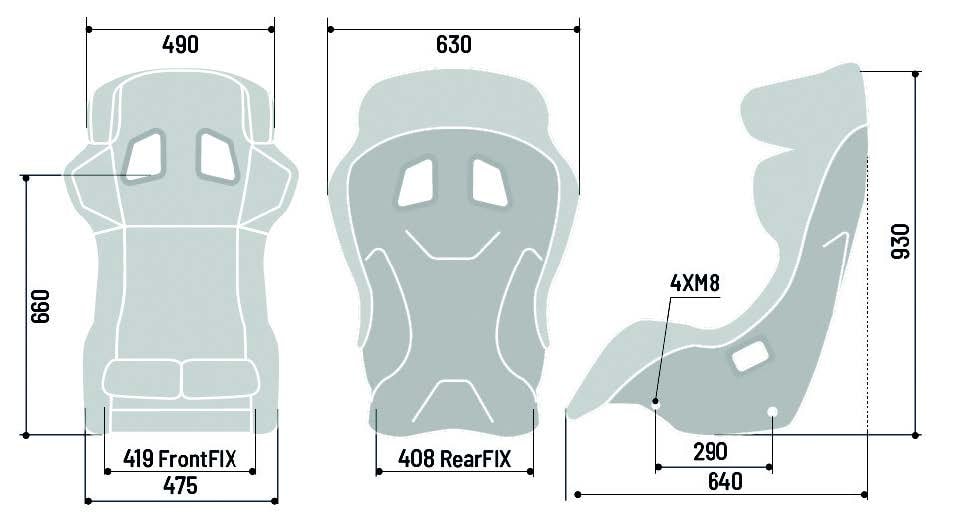 Sæde Sparco PRO ADV QRT